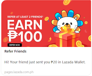 FREE LAZADA WALLET  BY INSTALLING THEIR APP