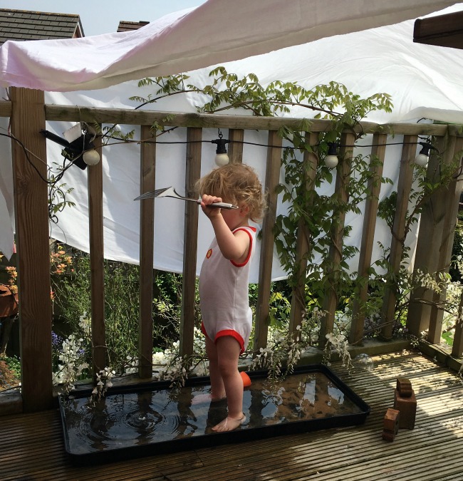 #MySundayPhoto number 20 toddler playing in water