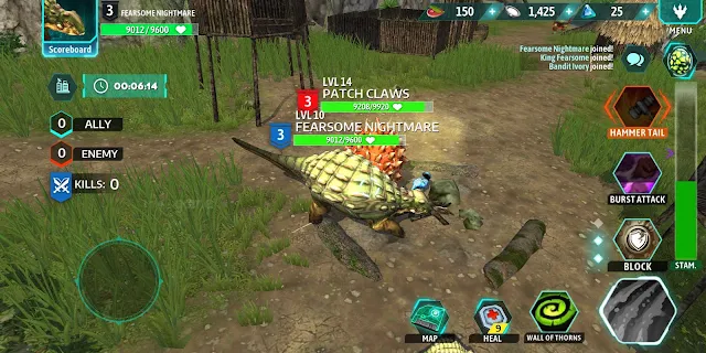 لعبة Dino Tamers Jurassic Riding MMO | لعبة حروب الديناصورات ومعارك البقاء