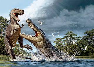Deinosuchus vs Tyrannosaurus Rex