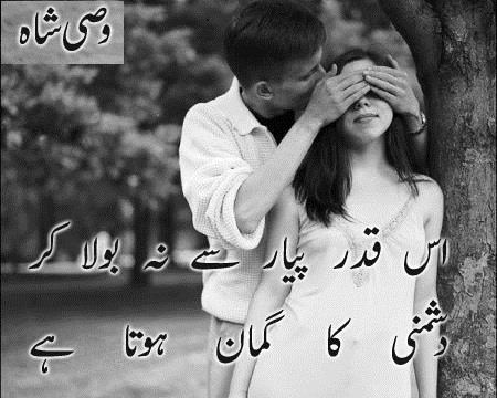 2 Lines Urdu Poetry Wasi Shah