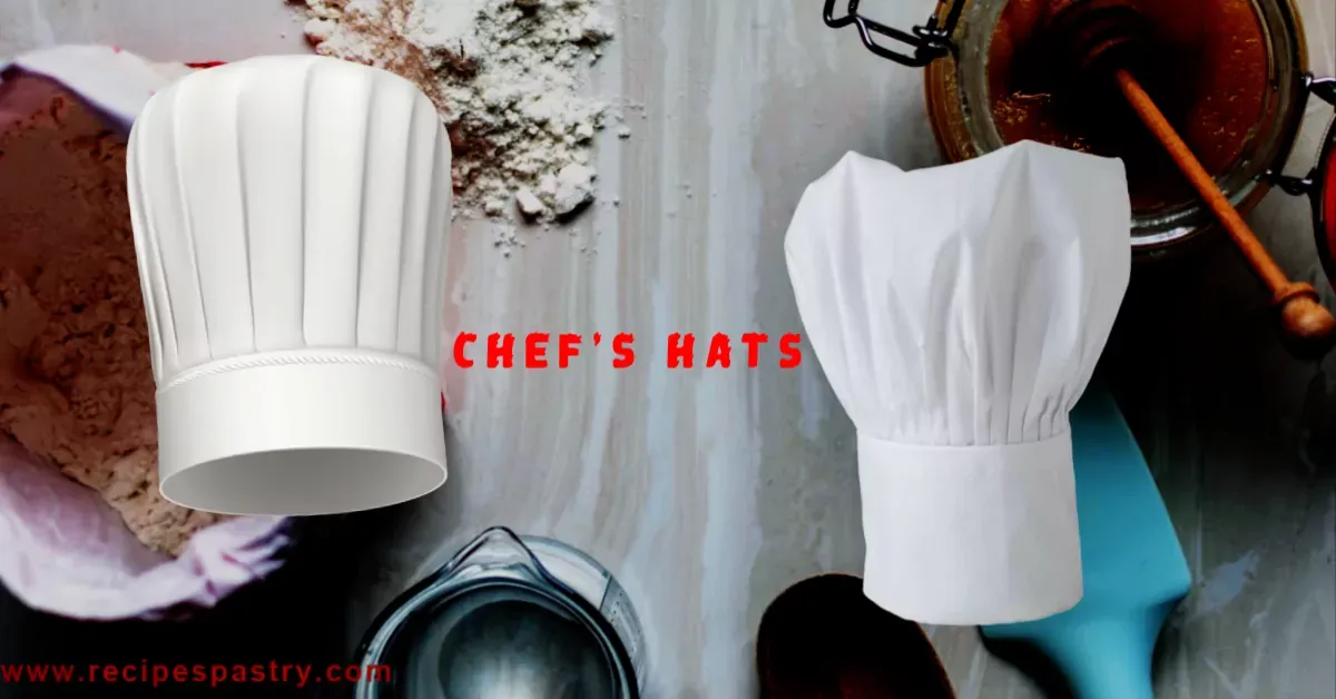 two White hats for pastry chef