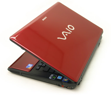 Fiery Red Sony Vaio