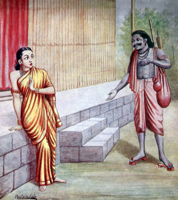 Sita abuses Ravana