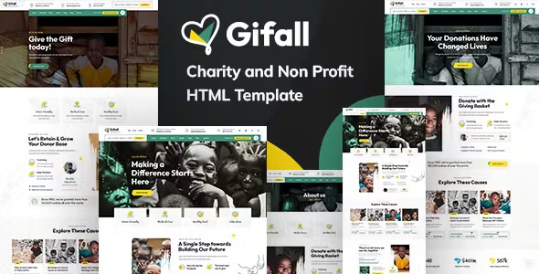 Best Charity Non Profit HTML Template