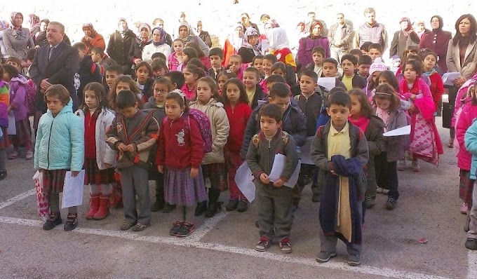 Bozkır'da Öğrencilerin Karne Sevinci