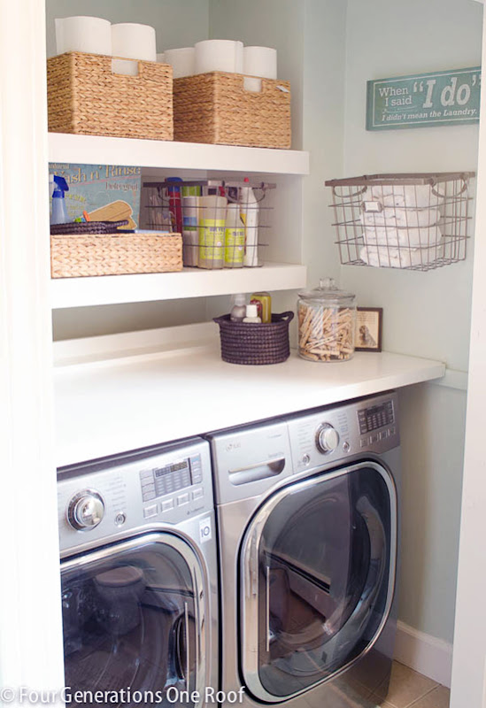 Laundry Room Shelves