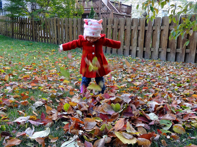 Playing in the Leaves