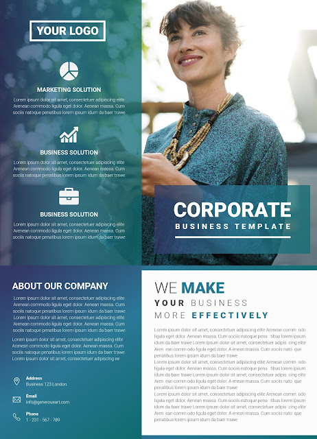 Flyer Top Down corporate business template