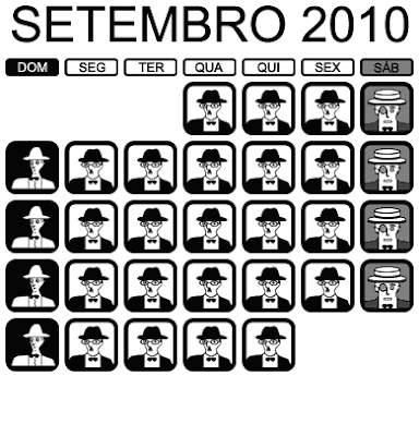 Calendário pessoano: Setembro de 2010