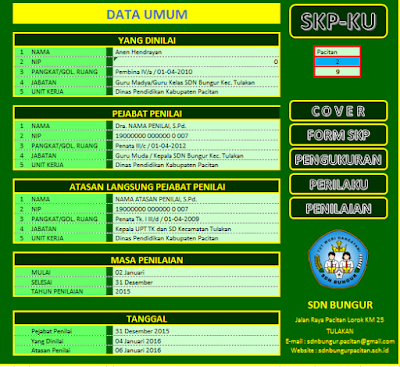 Download Aplikasi SKP-Ku Microsoft Excel 2016 - Galeri Guru