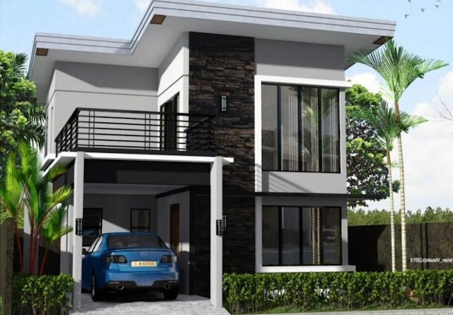 Minimalist Two Storey House Design