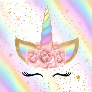 Unicornio y Arco Iris: Etiquetas para Candy Bar para Imprimir Gratis. 