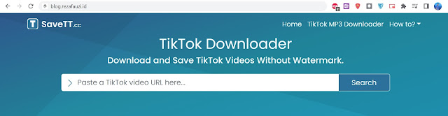 Downlad Video TikTok Tanpa Watermark Dengan SaveTT