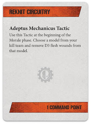 Tácticas kill team Adeptus Mechanicus