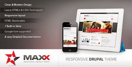 Maxx – Themeforest Responsive Creative Drupal theme