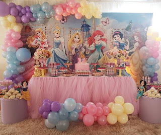 DECORACION DE FIESTAS INFANTILES CON PRINCESAS DE DISNEY