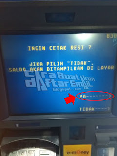 cara penarikan uang atm mandiri