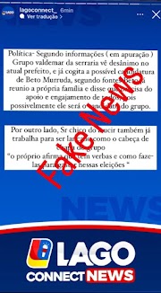 O desespero da posição de Lago dos Rodrigues ao criar Fake News sobre desistência de Valdemar da Serraria