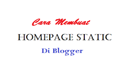 Cara Membuat Static Page di blogger #1