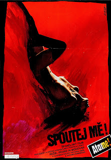 SPOUTEJ ME!. Cartel: 60 x 85 cms. República Checa. Diseño: Zdenek Vlach. ¡ÁTAME! 1990. España. Dirección: Pedro Almodóvar. Reparto: Antonio Banderas, Victoria Abril, Francisco Rabal, Loles León, Rossy de Palma, Lola Cardona, María Barranco, Julieta Serrano, Alberto Fernández, Manuel Bandera, Francisca Caballero.