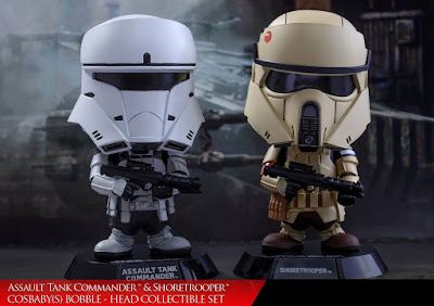 Star Wars Rogue One Assault Tank Commander & Shoretrooper Cosbaby Mini Figure Set by Hot Toys