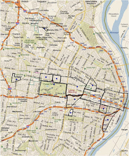 Map of Saint Louis, MO