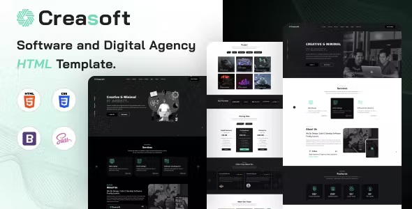 Best Software and Digital Agency HTML Template