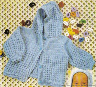 free crochet baby sweater set patterns