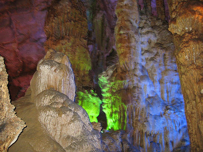 Stalagmite inside Phong Nha cave, Phong Nha - Ke Bang National park