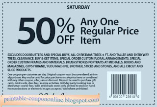 Free Printable Michaels Coupons