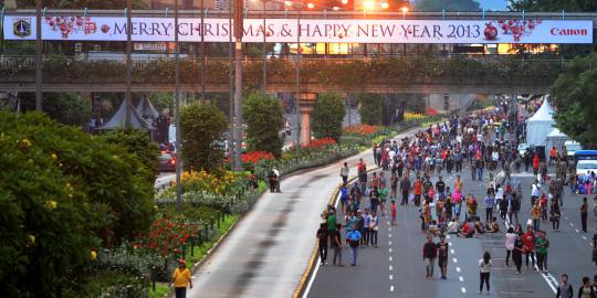 WN Belgia takjub kemeriahan car free night ala Jokowi