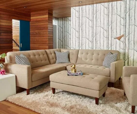 gambar sofa berbentuk L