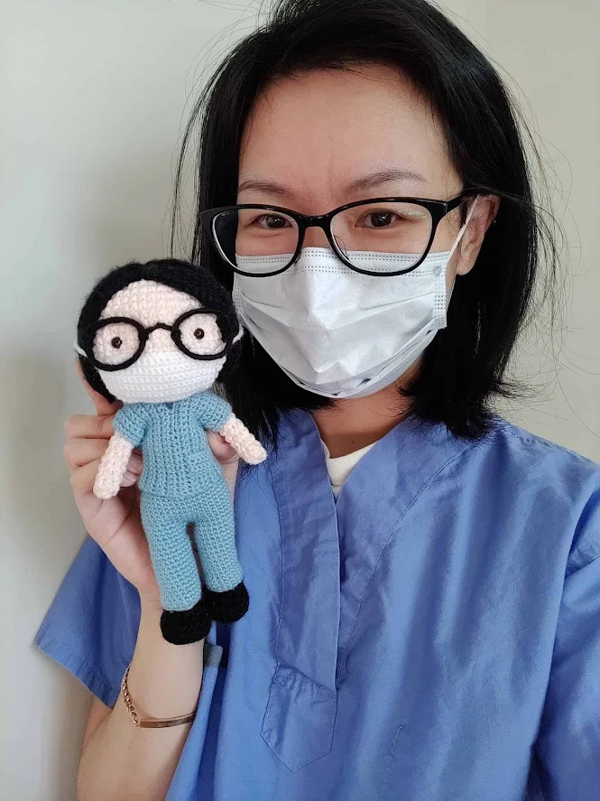 Crochet Nurse Amigurumi Doll FREE Pattern