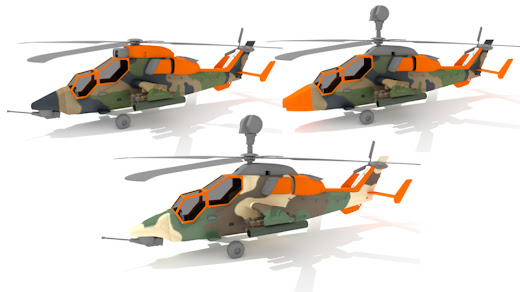 開発中の Arma 3 南アフリカ軍MOD Tiger 攻撃ヘリコプター