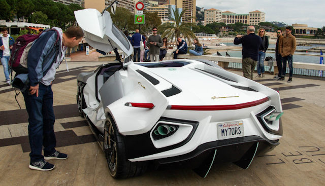 FV-Frangivento Asfanè Hypercar Lands In Monaco From Space