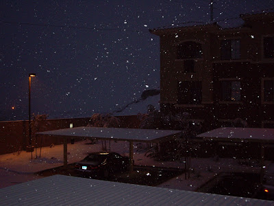 Snow in Henderson, Nevada