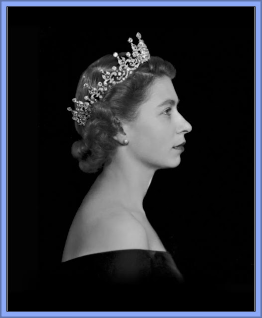 Queen Elizabeth II - Stamp Pose