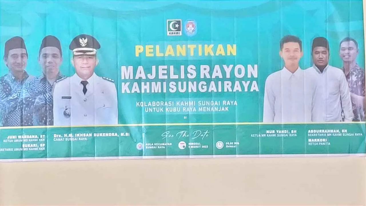 Dilantik Ketua Umum Majelis Daerah KAHMI Kubu Raya, Majelis Rayon KAHMI Sui Raya Berkomitmen Kolaborasi untuk Kemajuan Daerah