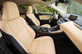 Interior view of 2015 Lexus NX 300h