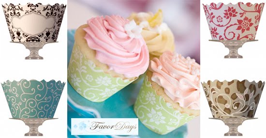 I am all sorts of enamored with the latest craze in weddings cupcakes