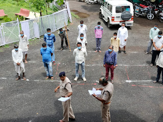 सूचीबद्ध गुंडों एवं हिस्ट्रीशीटर की कराई परेड, प्रत्येक महीने की 10 तारीख को थाने पर होगी परेड, दिया आदेश