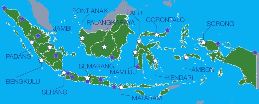 Peta Lokasi Tes CAT 2018