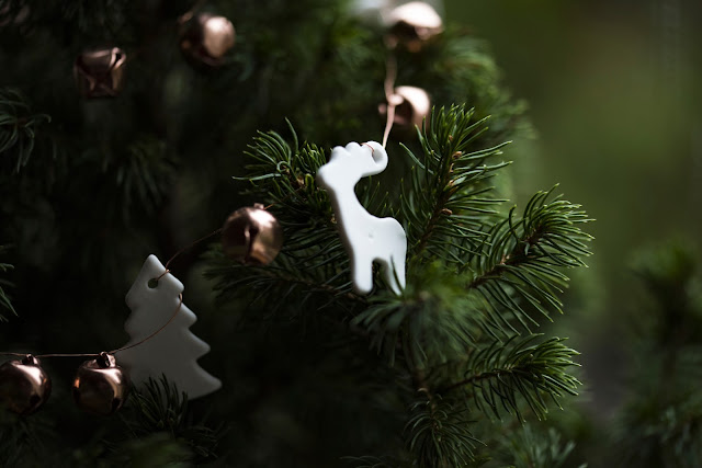 Christmas Tree Ornaments using Homemade Playdough