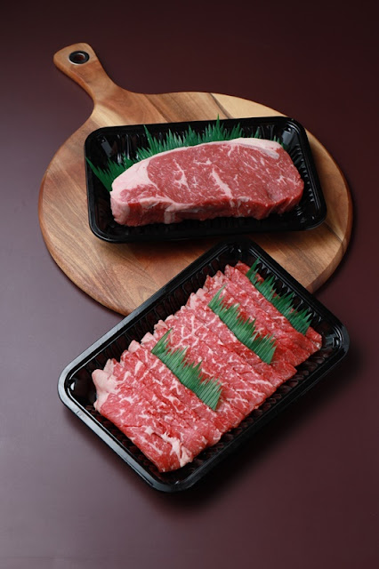 Aust Black Angus Striploin and Aust Beef Shabu-Shab