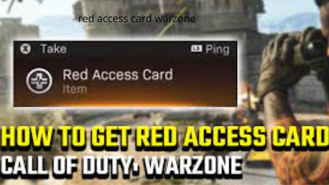 red access card warzone