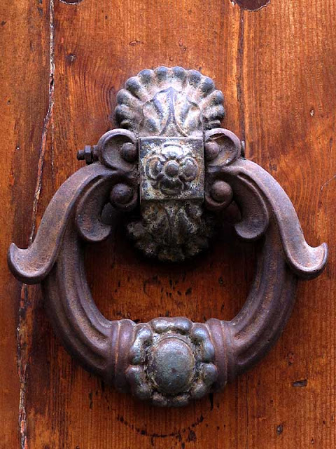 Ornate door handle or knocker, Livorno