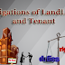 Obligations of LandLord and Tenant