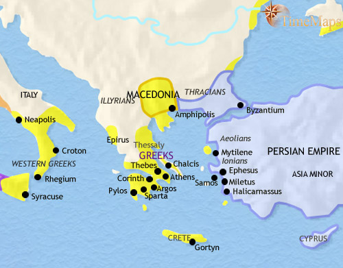 Ancient Greece Map