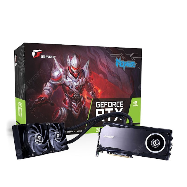 Colorful NVIDIA iGame GeForce RTX 2080 Ti Neptune OC Graphics Card 12nm Process Technology  Three Fan Cooling  352 Bit  GDDR6  14Gbps 3 x DP HDMI USB-C